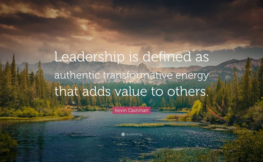 Transformative leadership energy